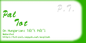 pal tot business card